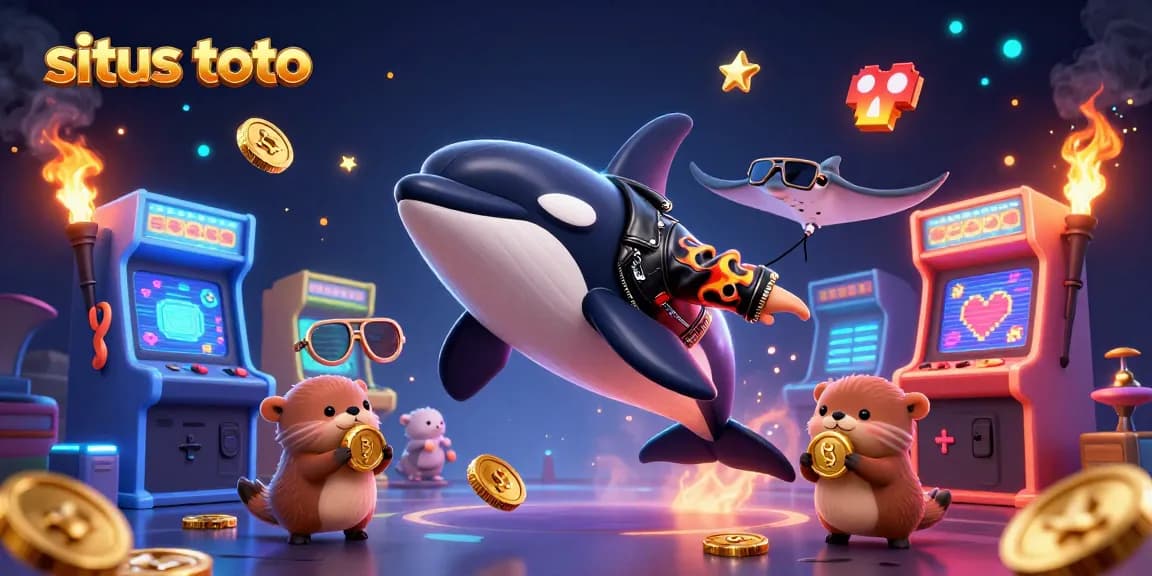 Engage with the exciting situs toto world with vibrant 3D characters and casino elements.