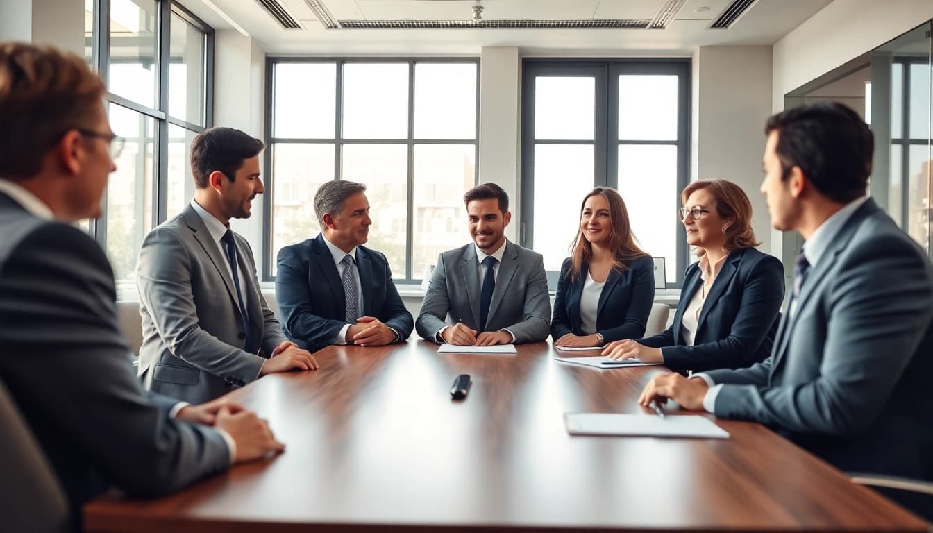 Consulting session at https://www.expertlawattorneys.com showcasing diverse legal experts collaborating.