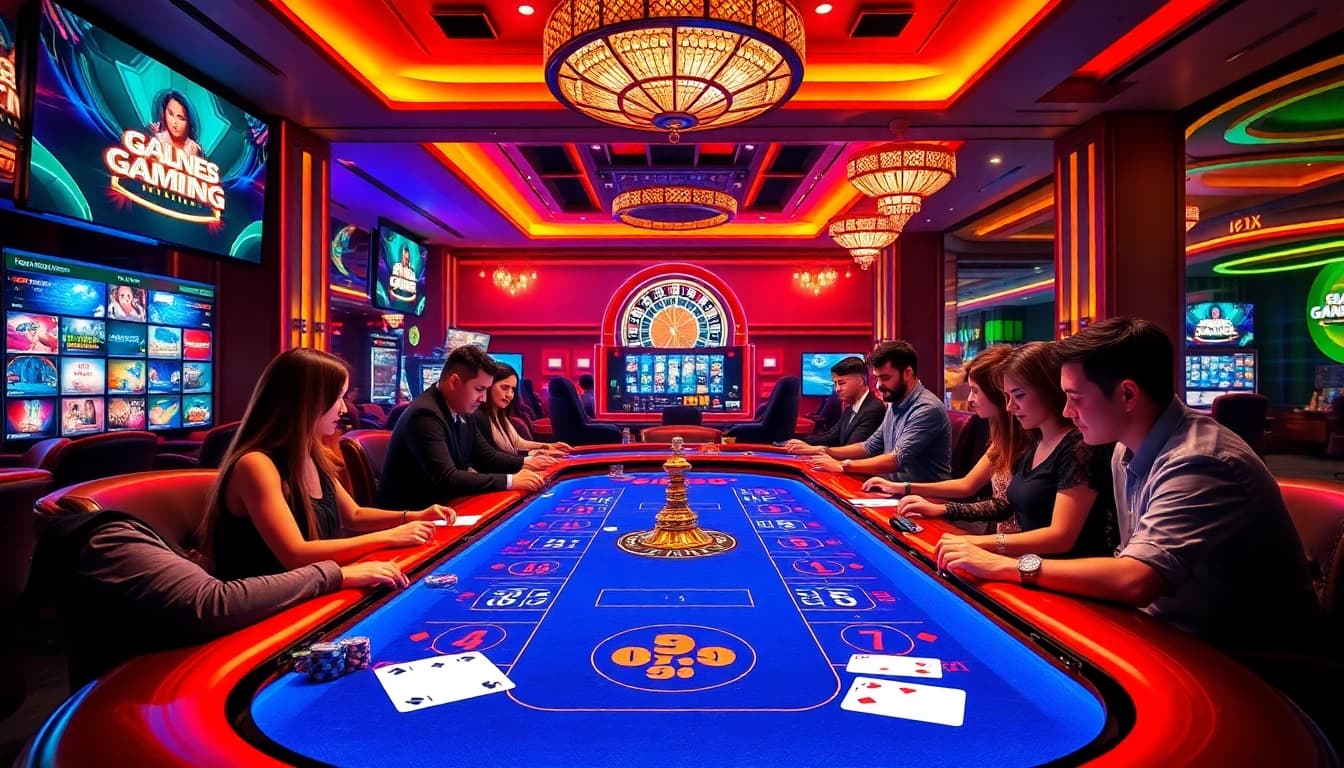 Players engaging in a thrilling online betting experience at VUA99.