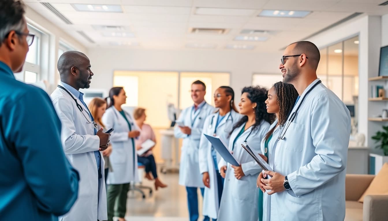 Healthcare professionals collaborating at https://www.medexdtc.com, emphasizing compassionate patient care.