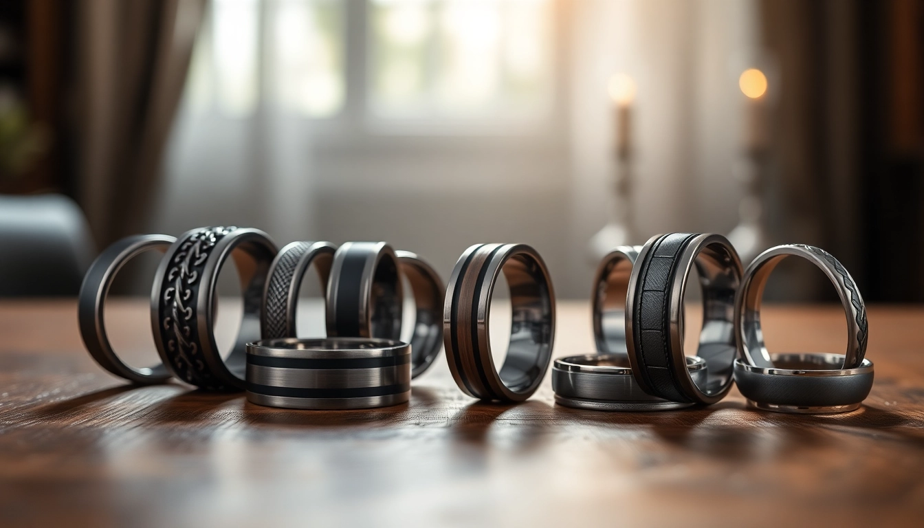 Exclusive Gunmetal Wedding Bands for Men: Modern Elegance and Style