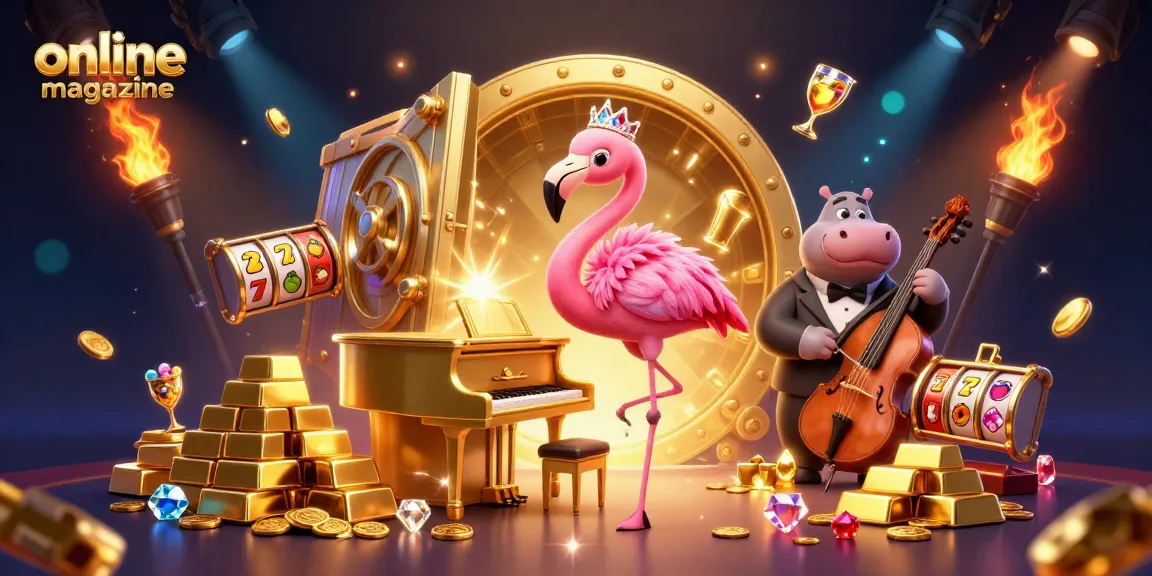 Engage with our online magazine featuring vibrant 3D casino character illustrations celebrating gaming excitement.