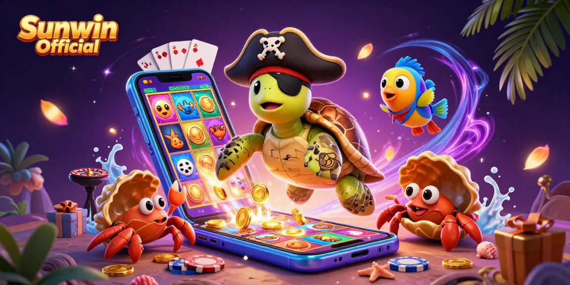 Engage with thrilling adventures at Sunwin Official, where pirate-themed characters explore vibrant casino treasures.