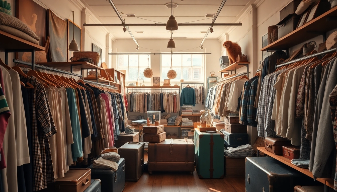 Browse through unique finds at this thrift store Copenhagen with eclectic vintage displays.