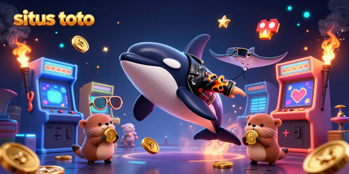 Engage with the exciting situs toto world with vibrant 3D characters and casino elements.