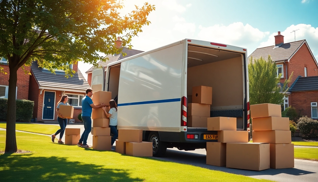Efficient removals in Cheltenham with a team packing for a residential move.