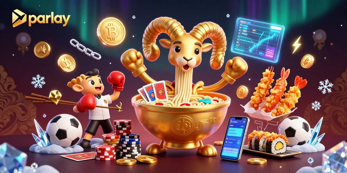 Engage with parlay betting strategies featuring dynamic sports characters and action!