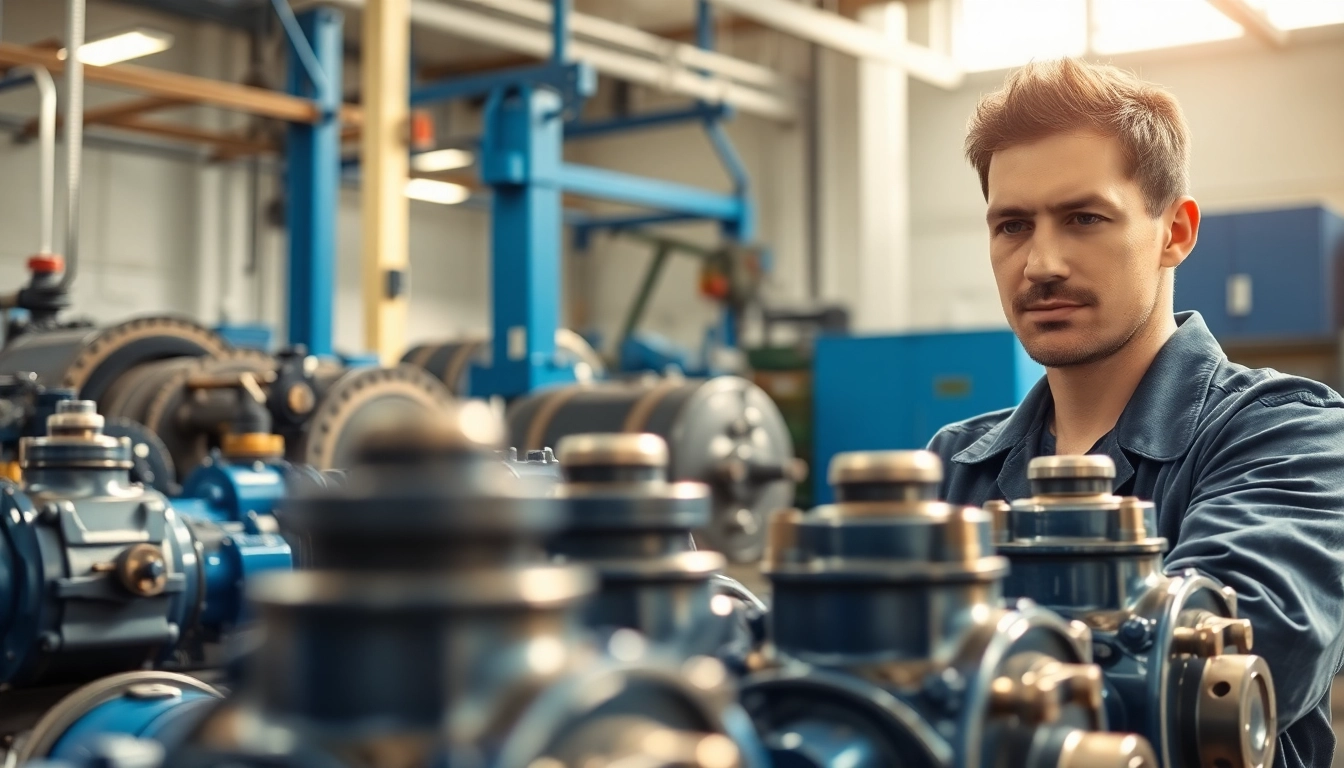 Technician providing hydraulic pump services showcasing expertise and advanced equipment.