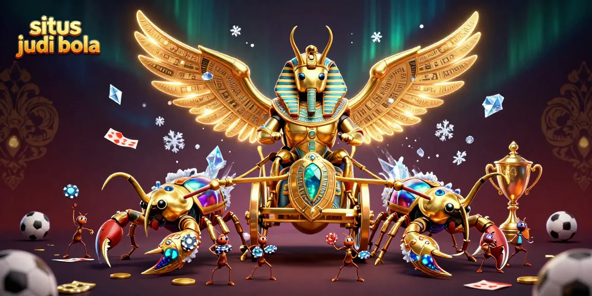Bet on sports with situs judi bola as golden scarab beetle and scorpions lead the way with dynamic betting elements.