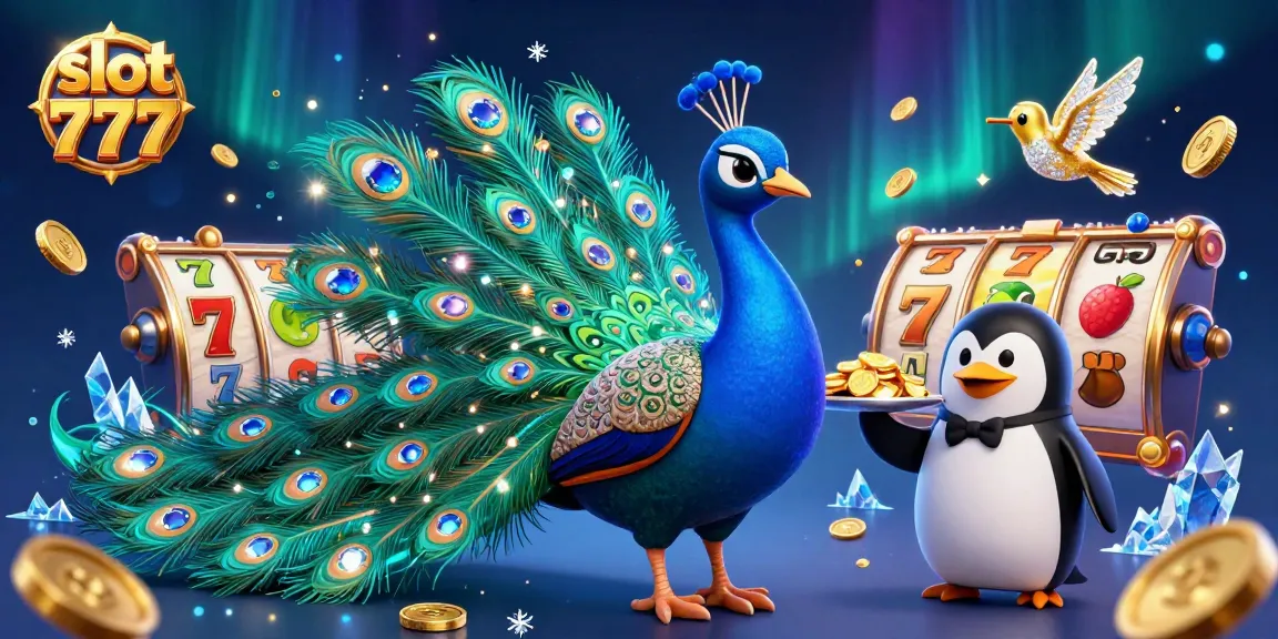 Menggandakan kemenangan dengan slot 777 yang memikat dan simbol keberuntungan dalam ilustrasi cerah.