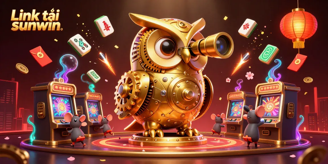 Experience gaming thrills with Link tải sunwin in a vibrant 3D casino illustration.