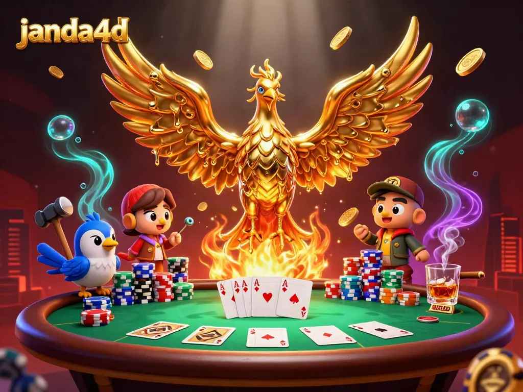 janda4d menghadirkan pengalaman kasino dengan phoenix emas dan elemen permainan yang menarik.