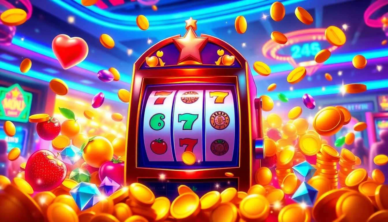 เล่นเกมสล็อต pg slot ที่เครื่องสล็อตที่มีสีสันและสัญลักษณ์ชนะมากมาย