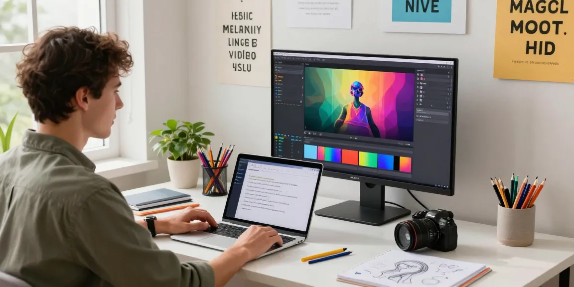 Transforming images with Magic Hour image-to-video in a vibrant creative workspace.