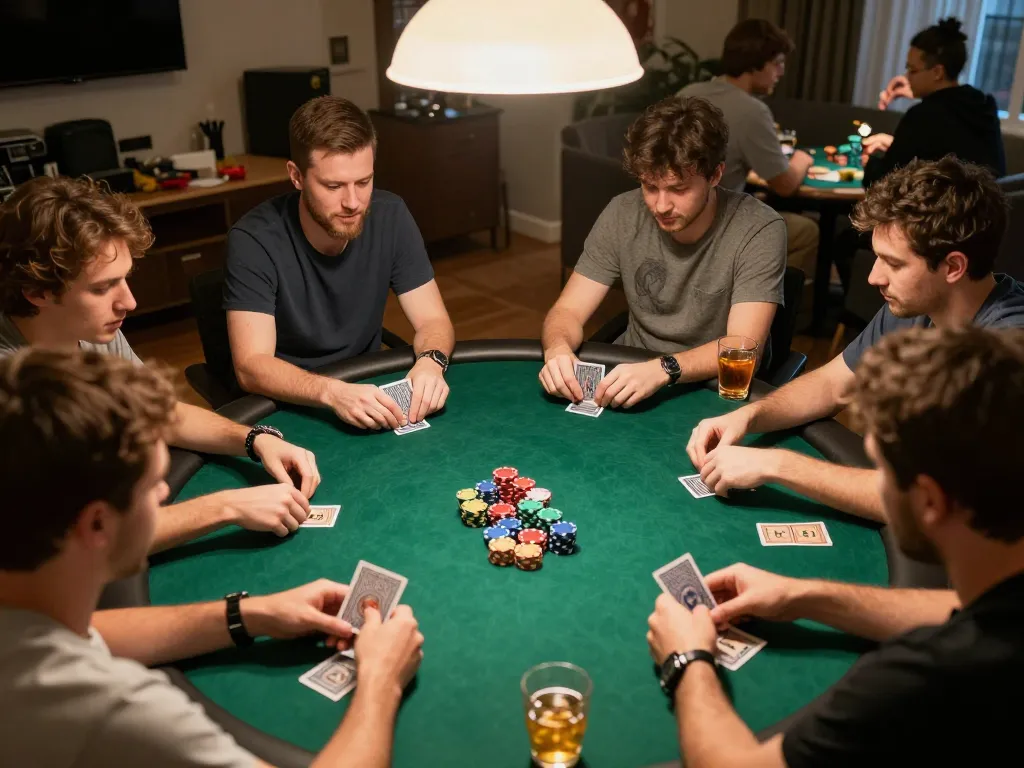 Engaged players demonstrating strategies in a poker game featuring top quality widgets for enhanced gameplay.