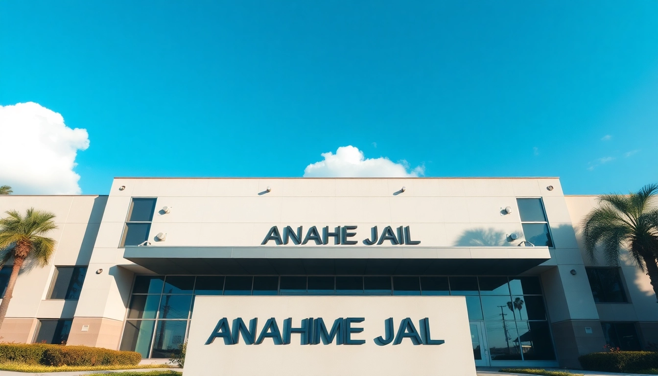 Image of the Anaheim Jail police station showcasing its modern architecture and friendly environment.