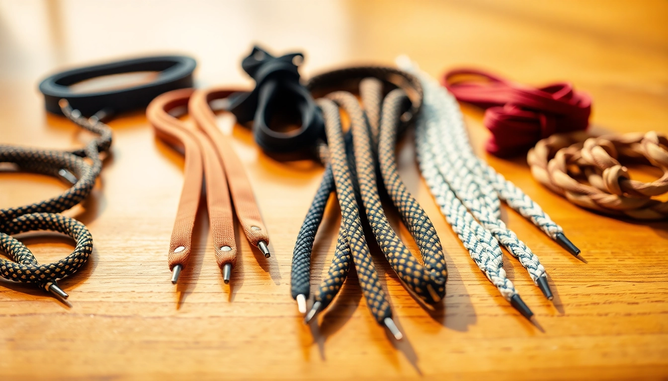 Comparing Lace Lab vs. Stock Laces with colorful display of various shoelace types.