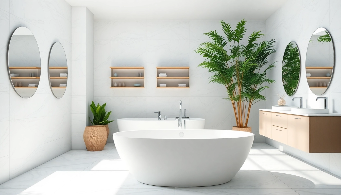 Transform your space with a bathroom remodel near me showcasing modern elegance and comfort.
