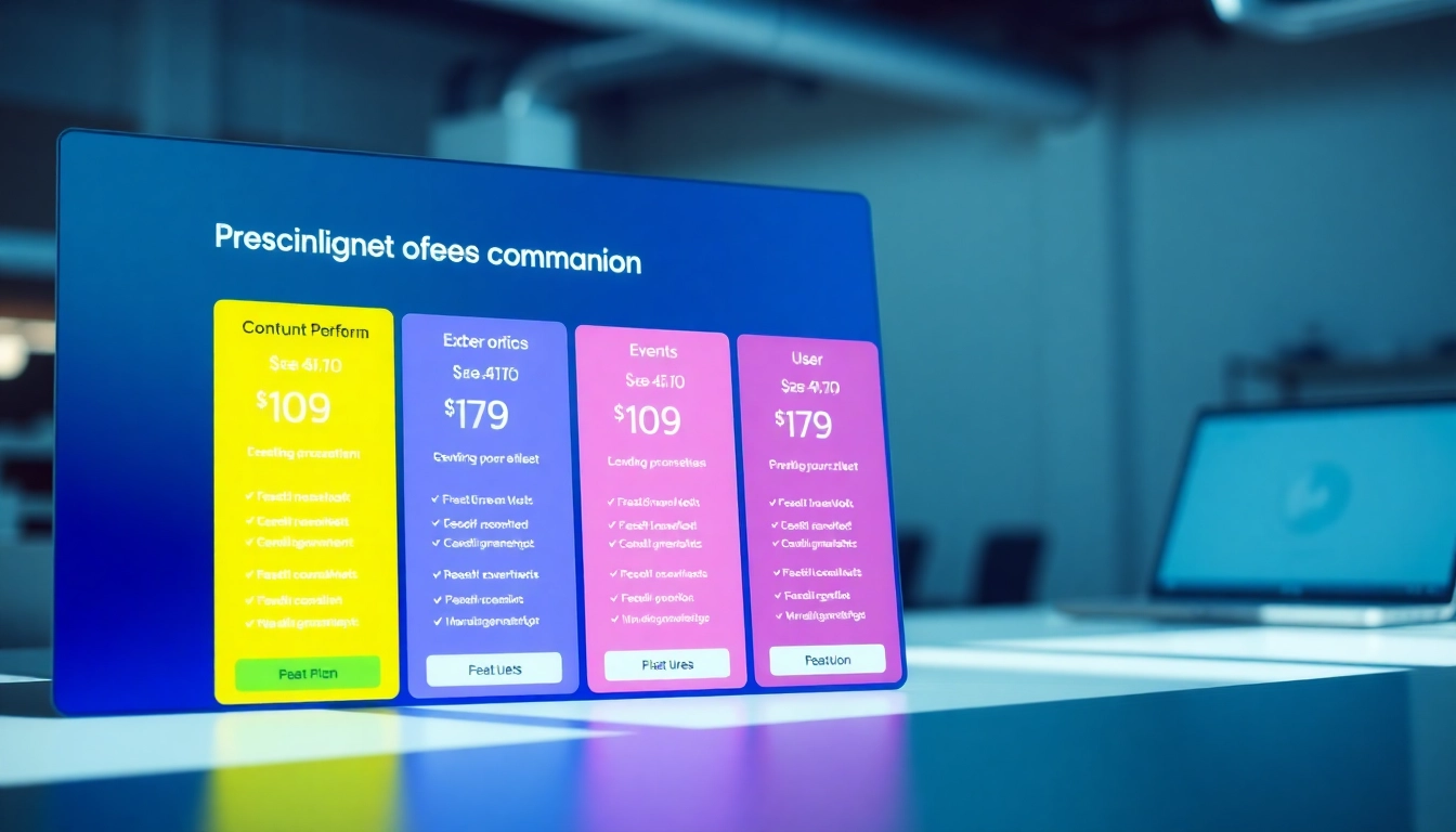 Visual representation of community platform pricing plans, highlighting features and tiers.