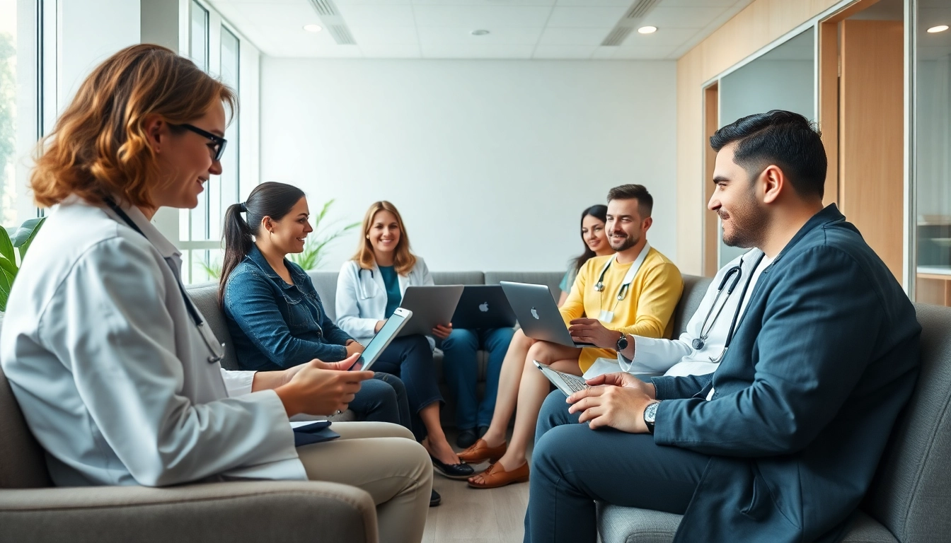 Engage in an online doctor consultation flat fee with friendly healthcare professionals in a welcoming virtual setting.
