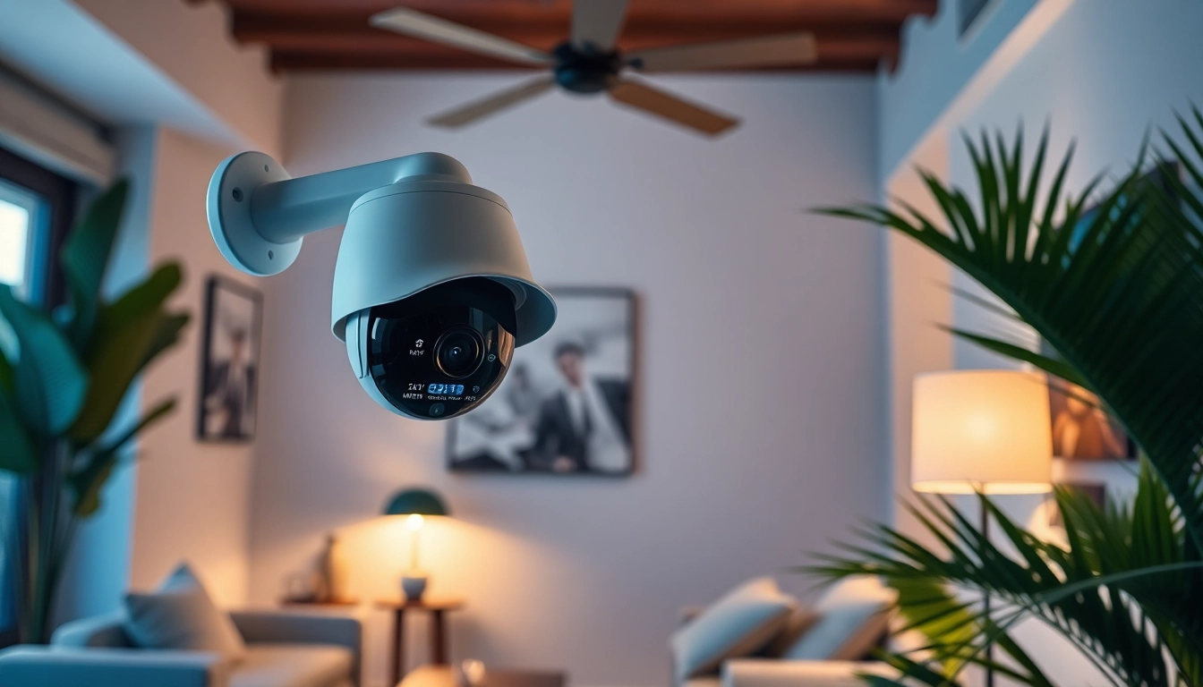 Sistemas avanzados de alarmas de seguridad mostrados en un entorno de hogar moderno en Costa Rica, que representan seguridad y tecnología.