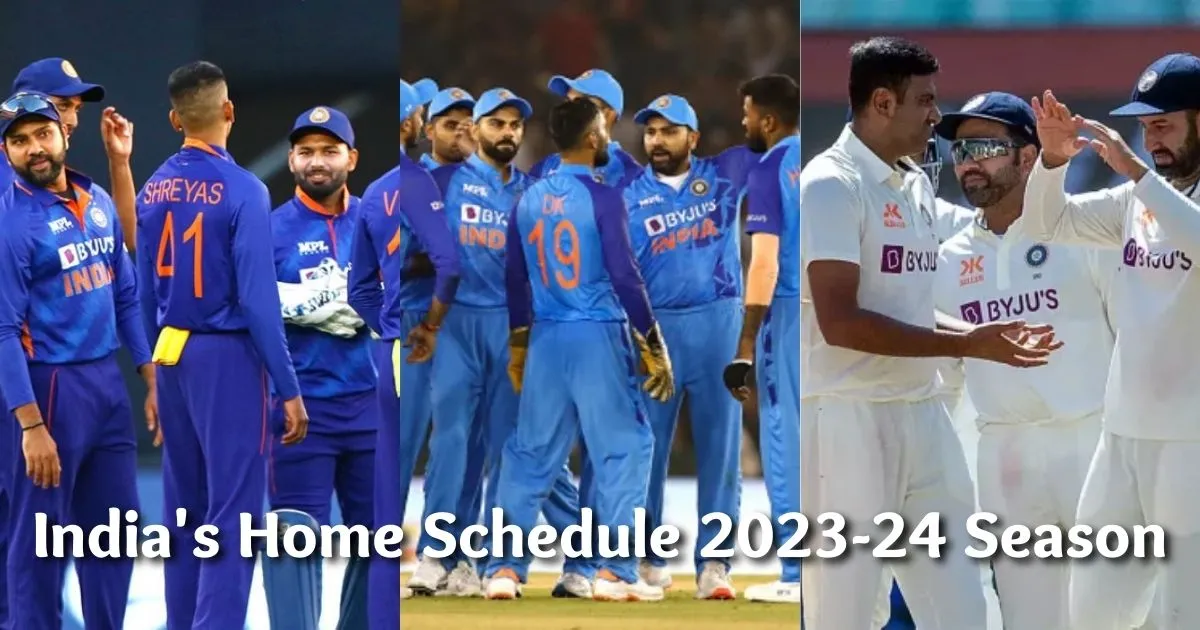 BCCI released the schedule of India's matches, Team India will play 16 international matches at home till March 2024