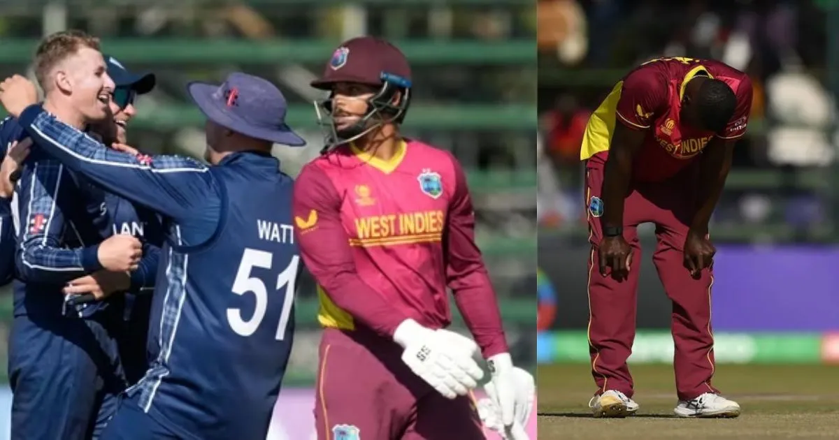 World Cup Qualifiers: West Indies out; Scotland crushed by 7 wickets
