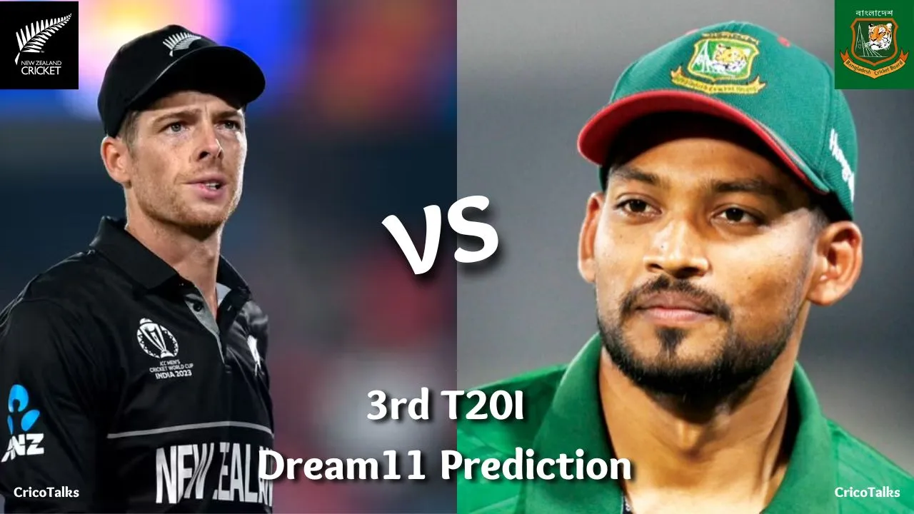 NZ vs BAN Dream11 Prediction, 3rd T20I, Dream11 Team Today, Fantasy Tips, Playing 11, Pitch Report & Injury Updates | Bangladesh Tour of New Zealand 2023