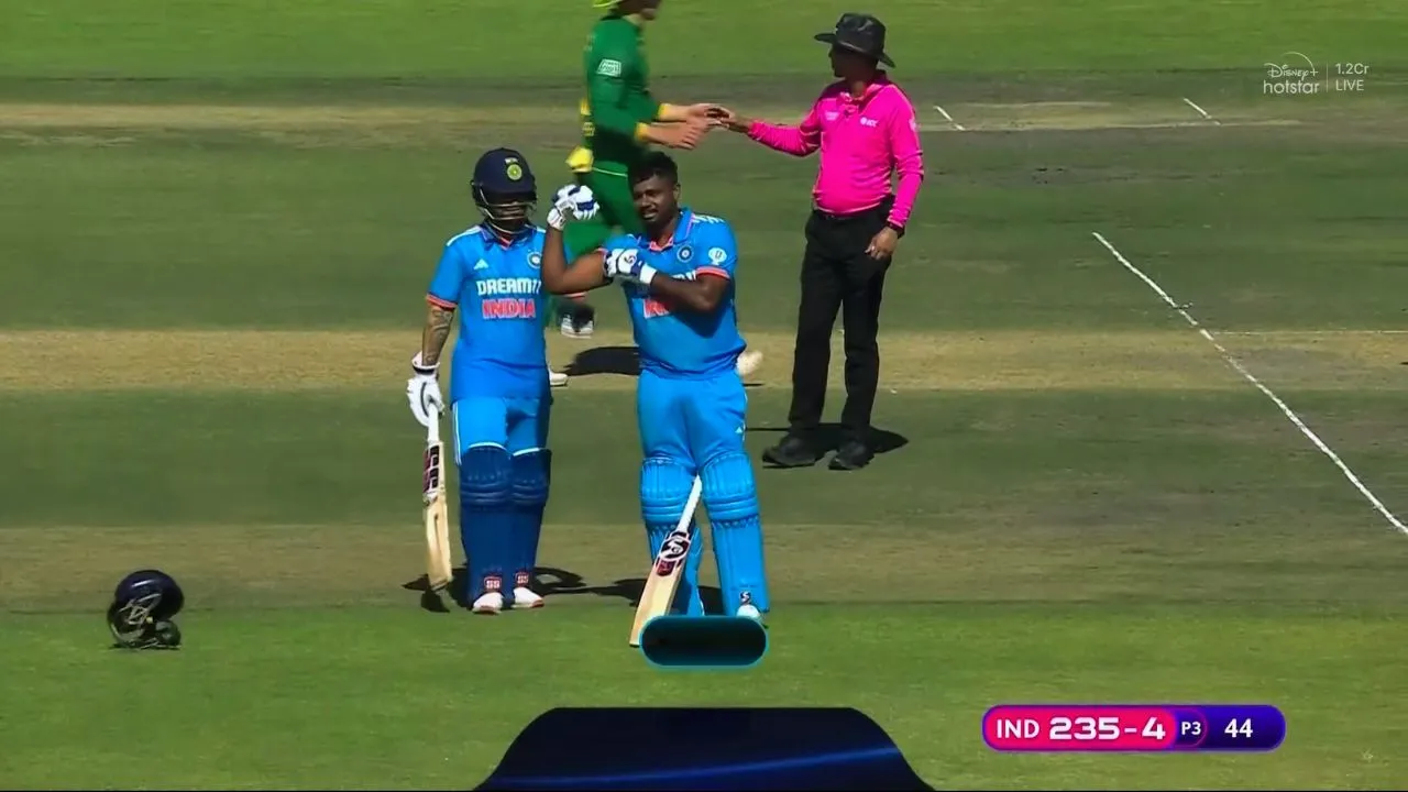 IND vs SA: Sanju Samson scored a century against South Africa, and celebrated his first century this way