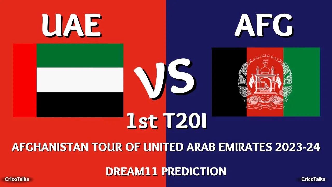 UAE vs AFG Dream11 Prediction, 1st T20, Fantasy Tips, Playing 11 Today Match, Weather & Pitch Report | Afghanistan Tour of UAE 2023-24