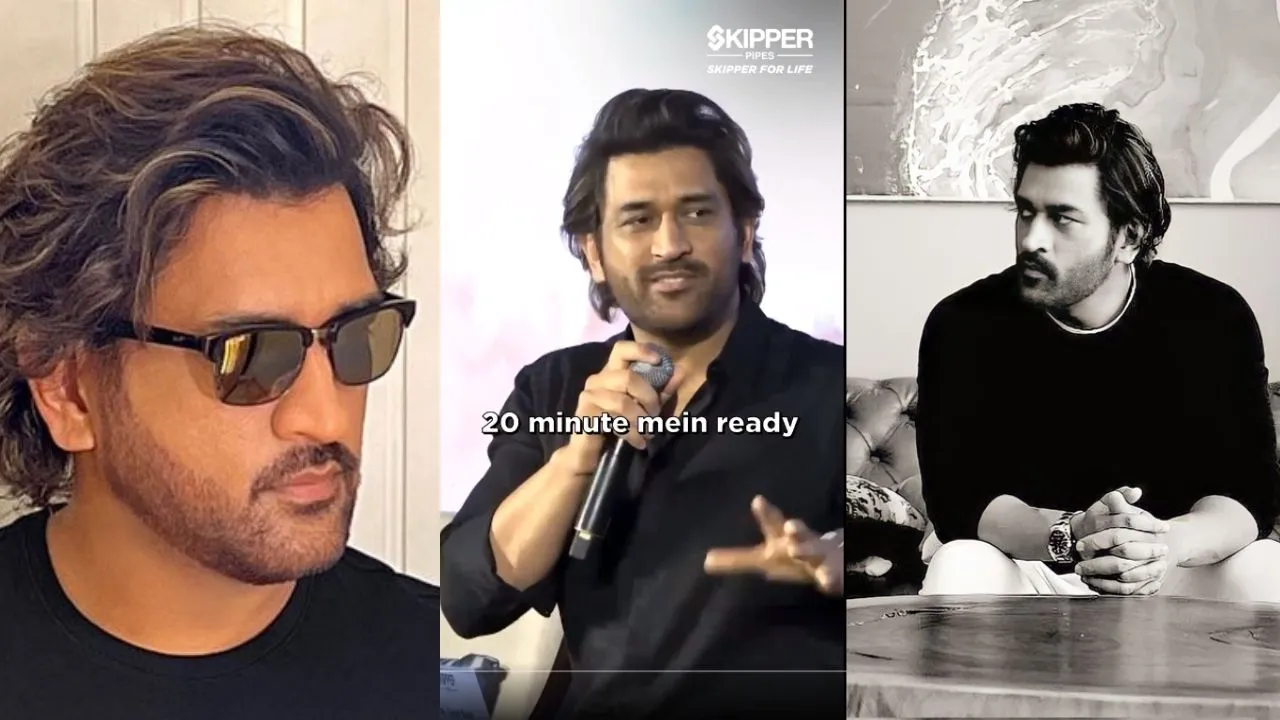 I am growing my hair out because my fans like this hairstyle: MS Dhoni