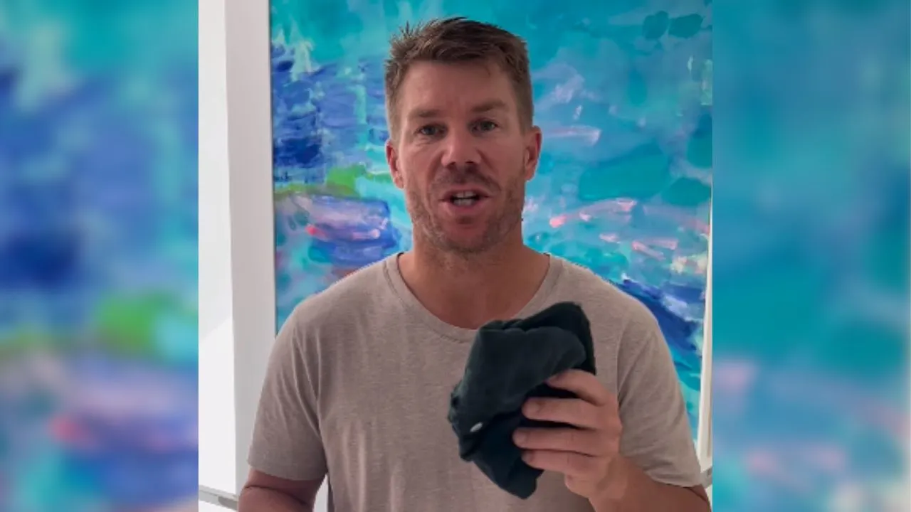 AUS vs PAK: David Warner found his lost baggy green cap, and shared a video on Instagram for the update, Pak vs aus