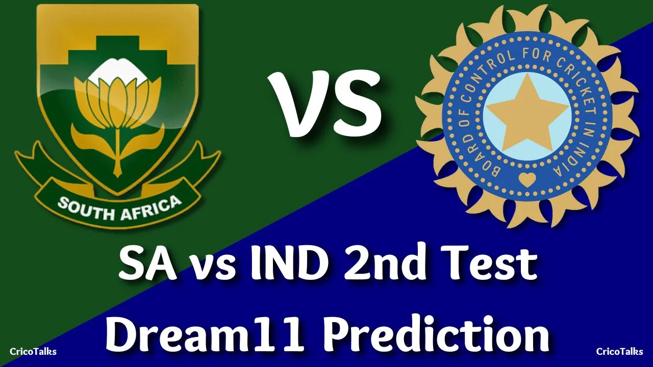 IND vs SA Dream11 Prediction, 2nd Test, Fantasy Tips, Playing 11 Today Match, Weather and Pitch Report | India Tour Of South Africa 2023-24