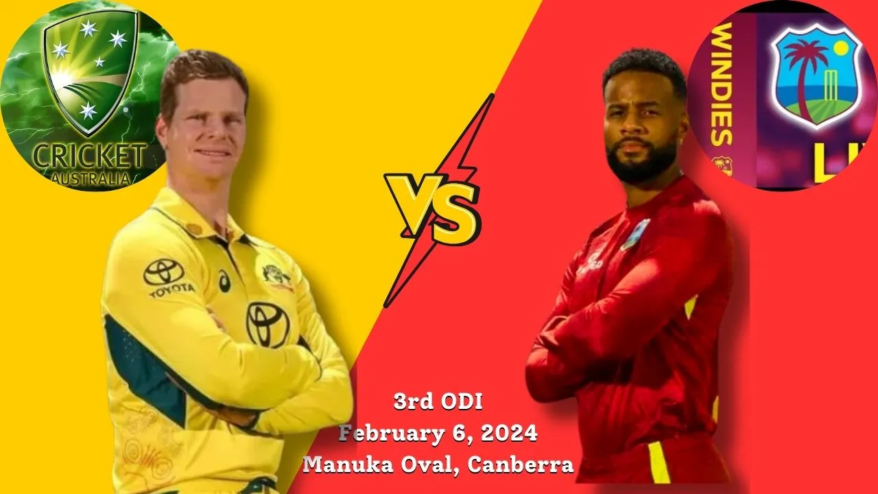 AUS vs WI Dream11 Prediction, Playing 11, Fantasy Cricket Tips, Pitch Report, 3rd ODI