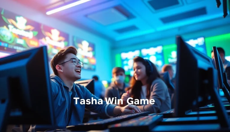 Players enjoying the thrill of tashanwin online gaming, showcasing excitement and modern gameplay.