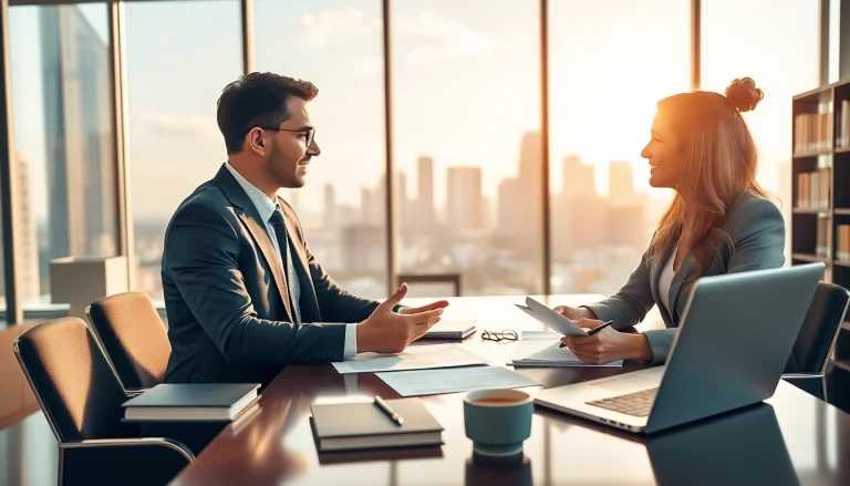 Consultation scene featuring the website https://www.tnlmiami.com with a professional attorney in Miami.