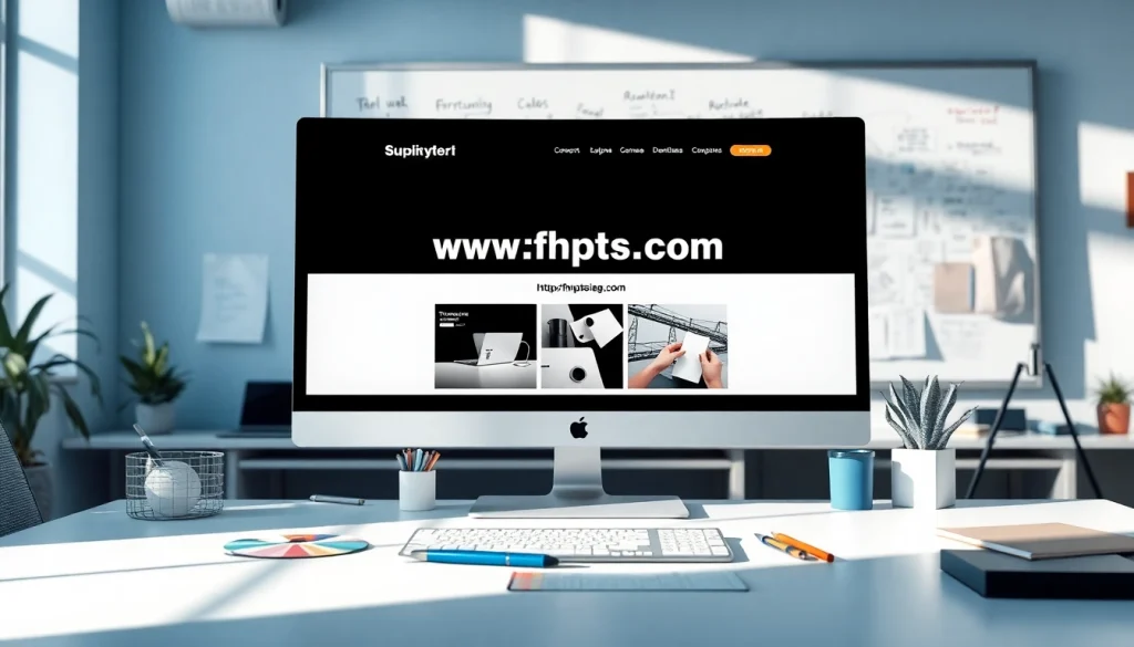 Visualizing web design strategies at https://fhpts.com with tools and creativity in a bright office.