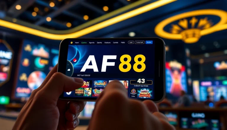 Engage with AF88.com, a trusted online gambling platform showcasing live betting and casino games.
