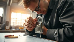 Locksmith focusing on high-security locks featured at https://www.dakenlocks.com.