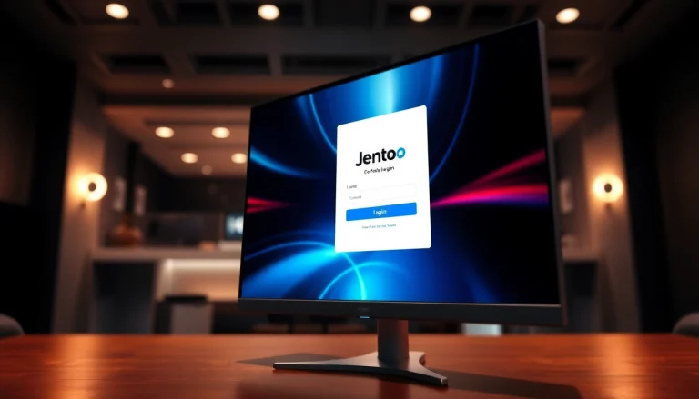 Masuk ke jentoto login dengan tampilan antarmuka modern dan dinamis.