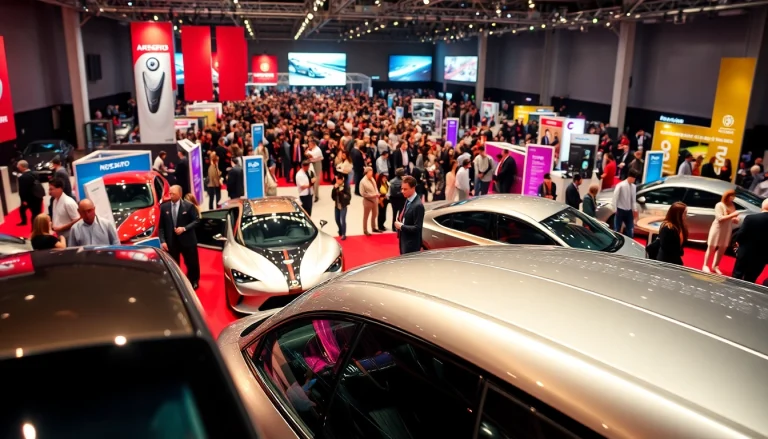 Showcasing stunning vehicles and lively crowds at the Auto Cars Show event.