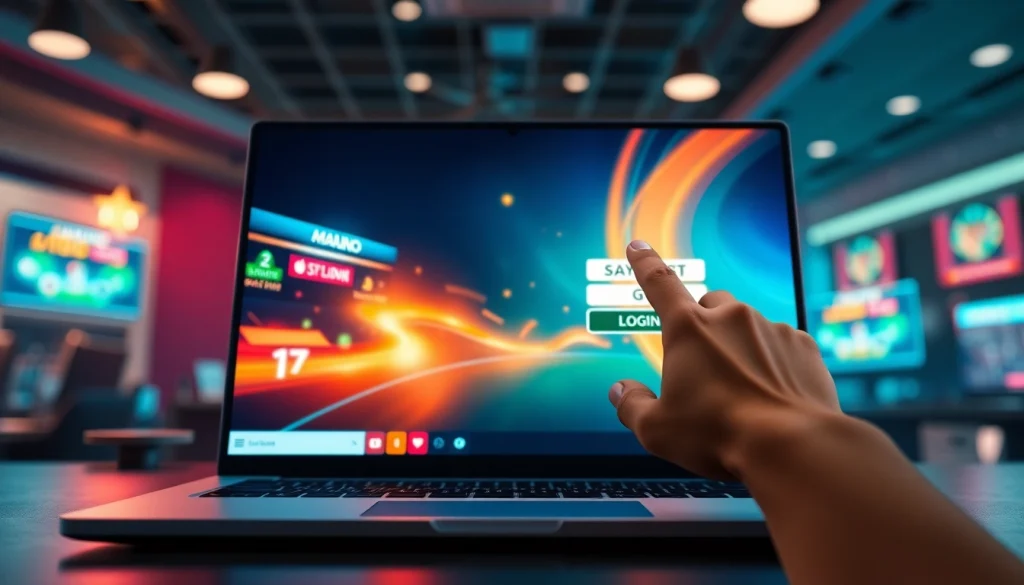 Masuk ke sayaptogel login dengan antarmuka permainan yang menarik dan modern.