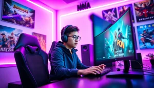 Masuk ke bolahiu login game dengan pemain yang terfokus dan latar belakang yang dinamis.