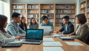 카드깡에 대한 금융 상담 장면을 보여주는 프로페셔널한 설정.