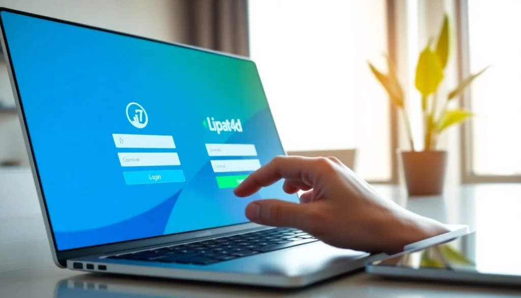 Masuk ke lipat4d login dengan antarmuka modern menggunakan perangkat digital yang canggih.