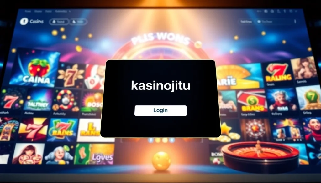 Masuk ke kasinojitu login dengan antarmuka permainan yang menarik dan intuitif.