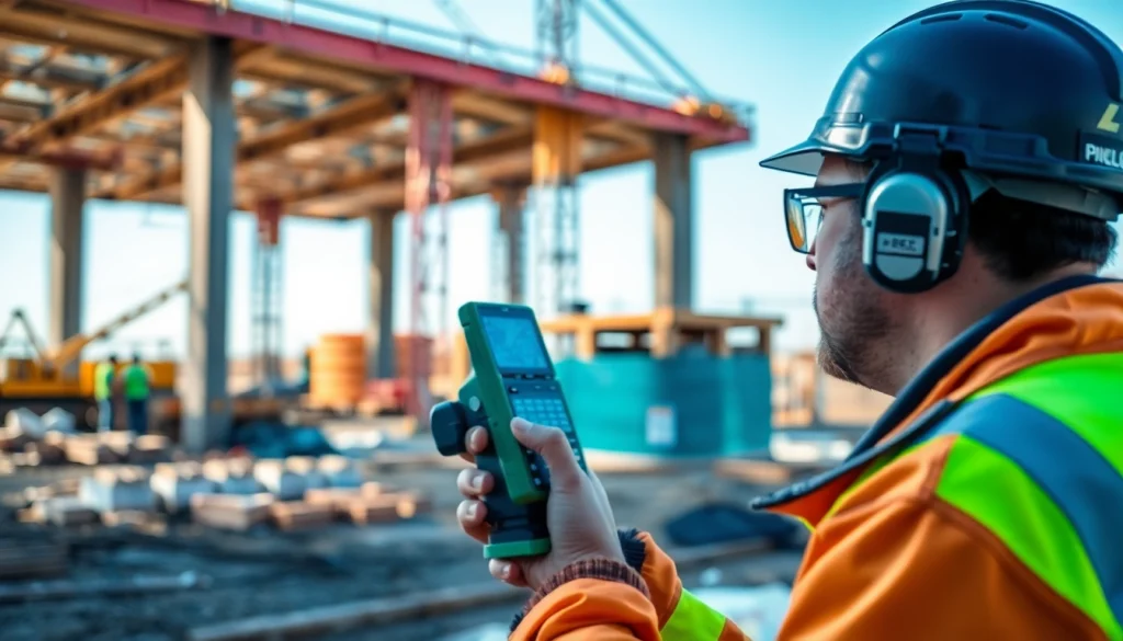Evaluate noise impact assessment with an expert analyzing sound levels on site.