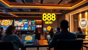 Showcase 888 new online casino interface with vibrant games and secure USDT transactions.