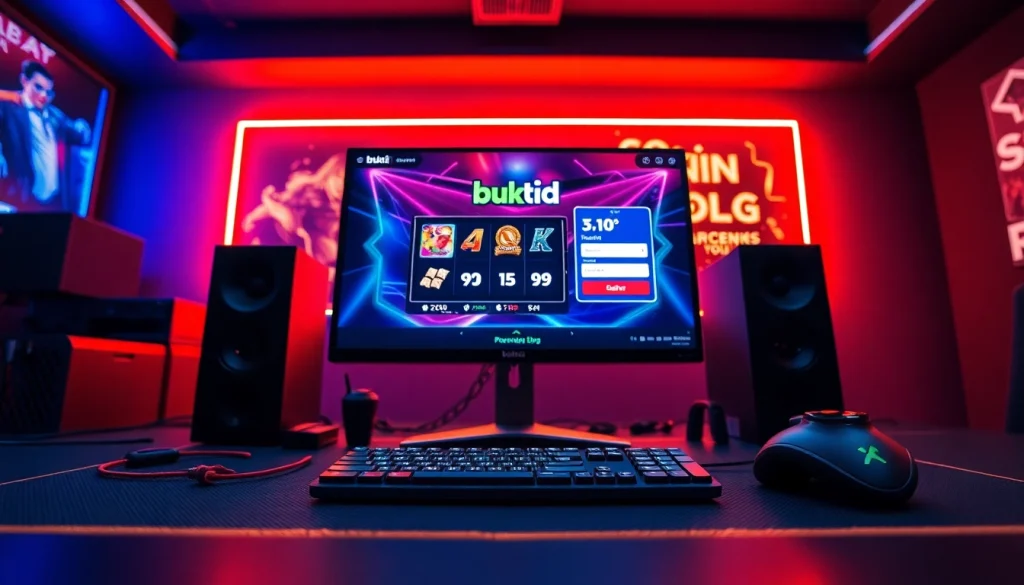 Mengakses bukti4d login slot dengan gaya gaming modern yang energik dan stylish.