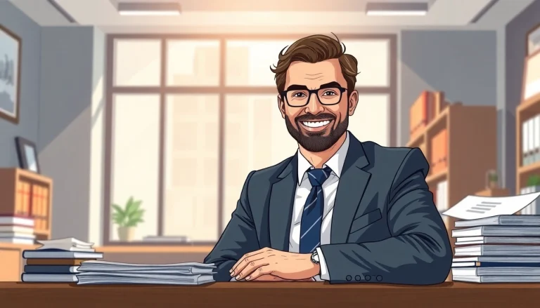 Engaged attorney at https://www.chriseadslegal.com showcasing legal expertise in a welcoming office.